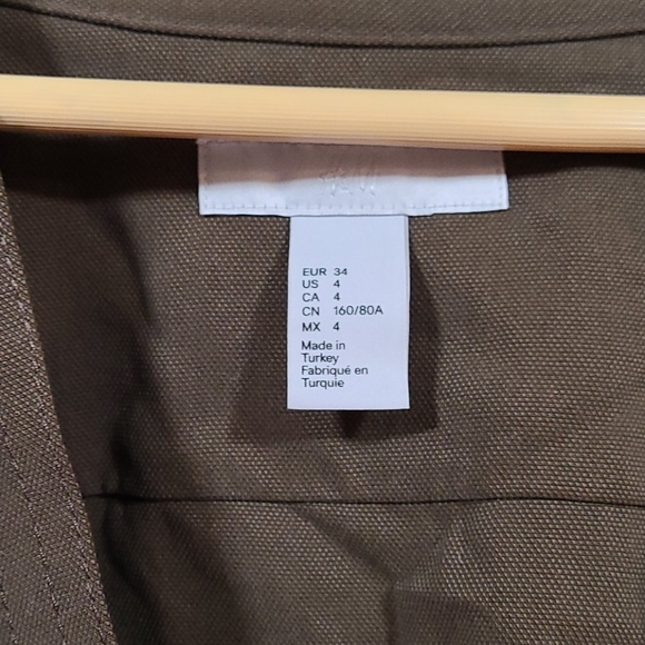 Dark Brown/Green Kimono Jacket - Picture 2 of 2